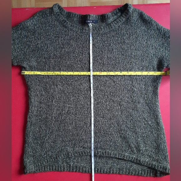 Cozy olive green sweater, sz L - Picture 8 of 11